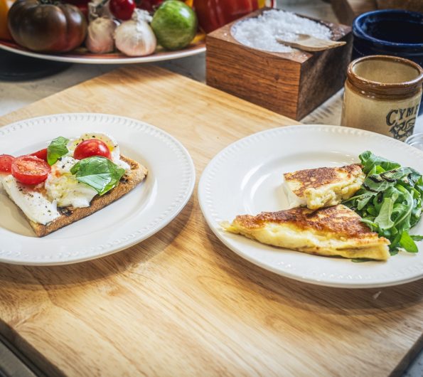 Posh cheese sandwiches two ways