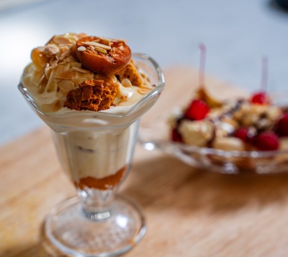 Honey & thyme Knickerbocker Glory