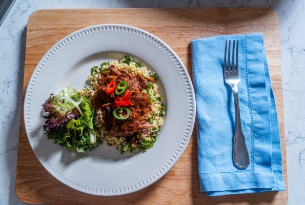 Patrick Grant’s slow-cooked fenugreek lamb with pickled chillies