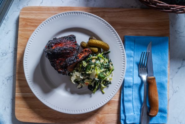 Tom Kerridge’s Smoky Beef Short Ribs with Green Chilli Slaw