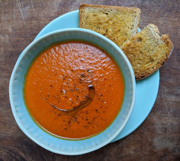 Roasted Tomato Soup – store cupboard version